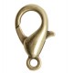 DQ Metal (brass) Lobster Clasp 15mm Bronze